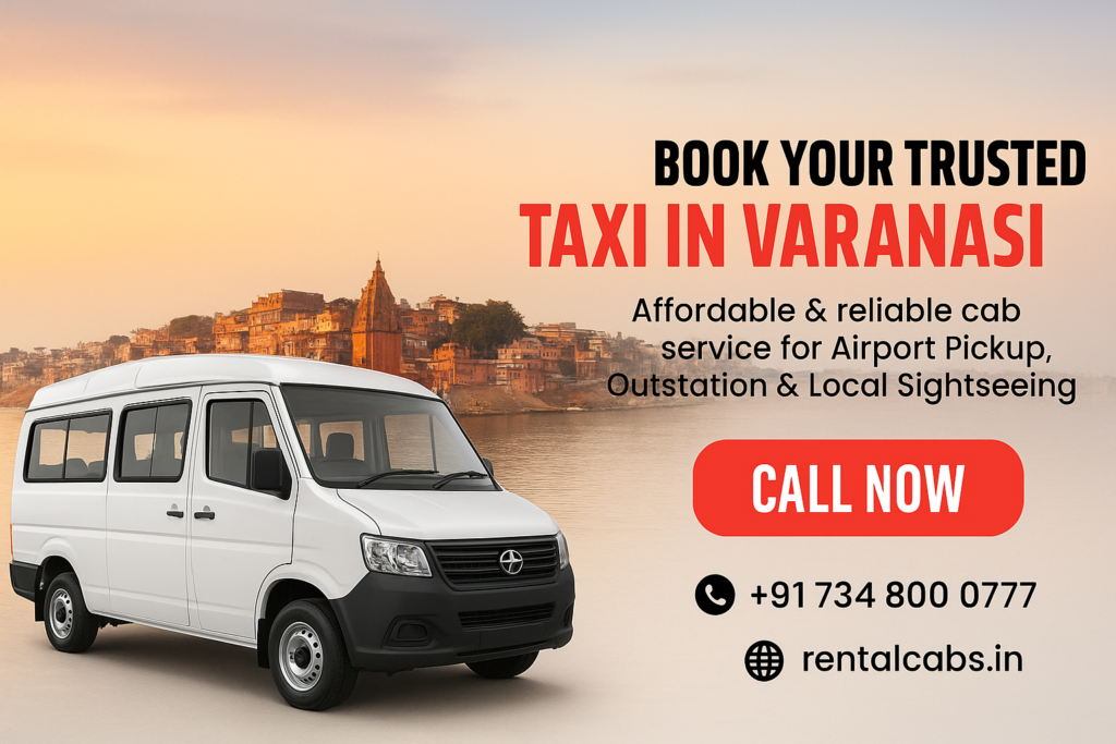 Tempo Traveller on Rent in Varanasi | 9, 12, 16, 20 Seater Booking – Rental Cabs